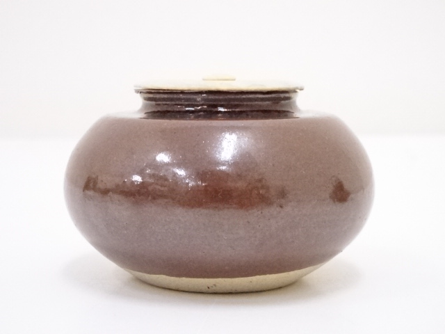 道具 ] - 道具 赤膚焼 内海茶入（仕覆付） □z | ネットショップ圭